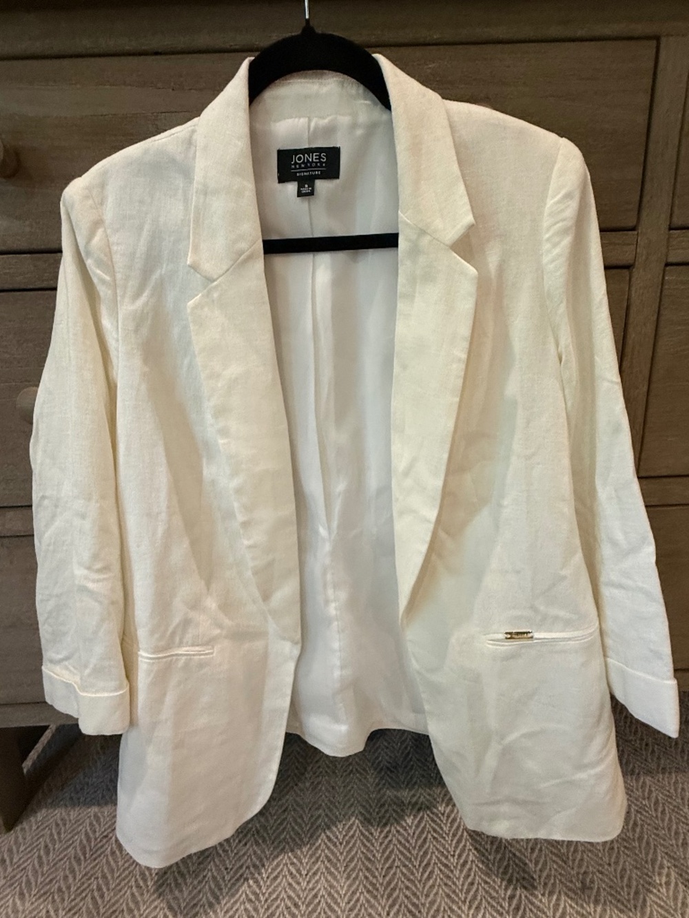 Jones New York White Jacket